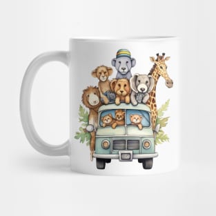 Animals Safari on Car #3 Mug